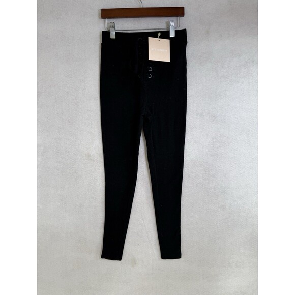 KITTENISH JESSE JAMES DECKER High Rise Black Leggings size XS NEW - Picture 1 of 10